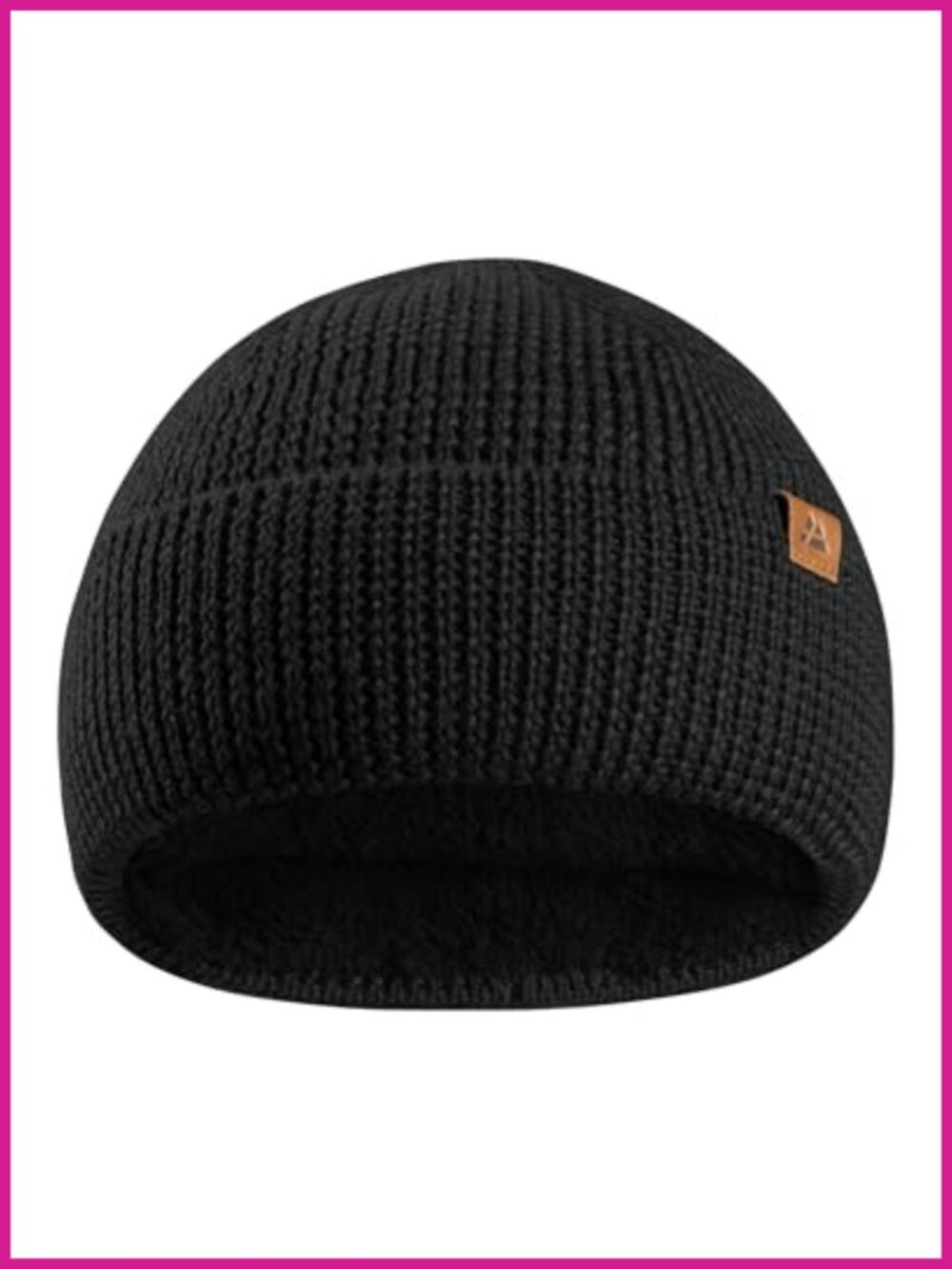 Kids Merino Wool Fleece Lined Beanie Winter Hat One Size